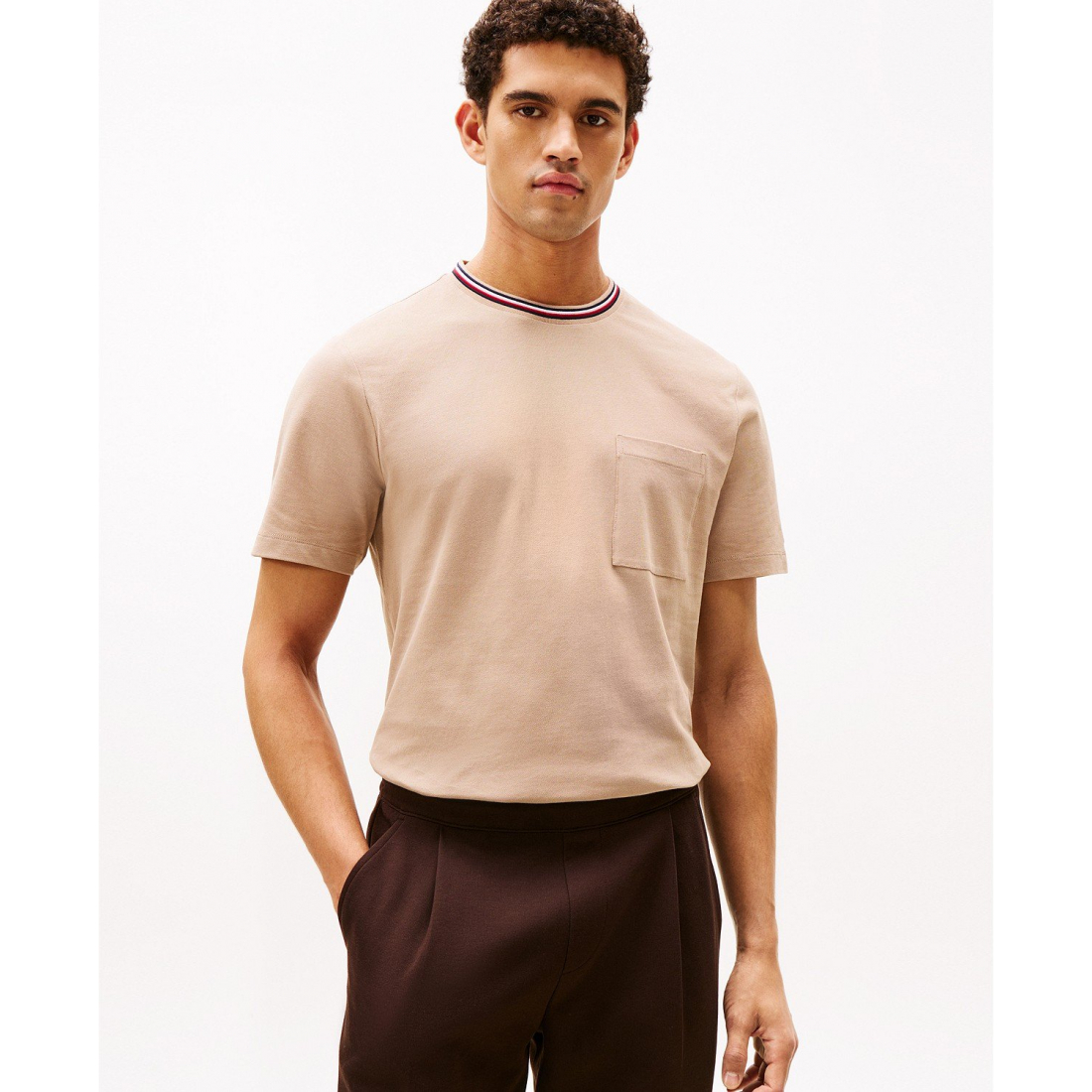 Men's 'Color-Block Pocket Pique T-Shirt'