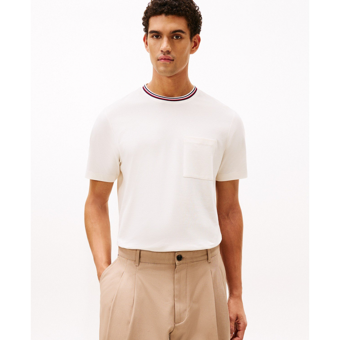 Men's 'Color-Block Pocket Pique T-Shirt'