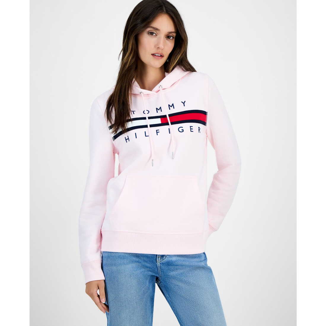'Embroidered Logo Hooded Sweatshirt' pour Femmes