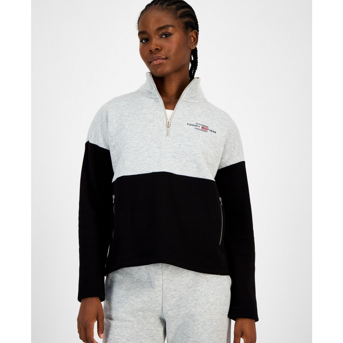 Women's 'Colorblock Quarter Zip Sweatshirt'