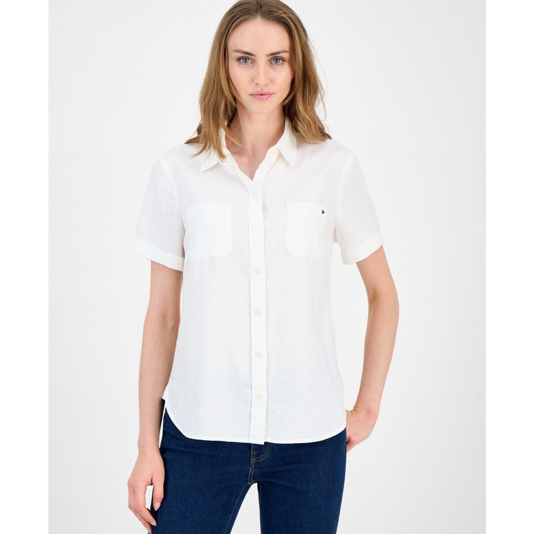 Women's 'Cuffed Short-Sleeve Camp Shirt'