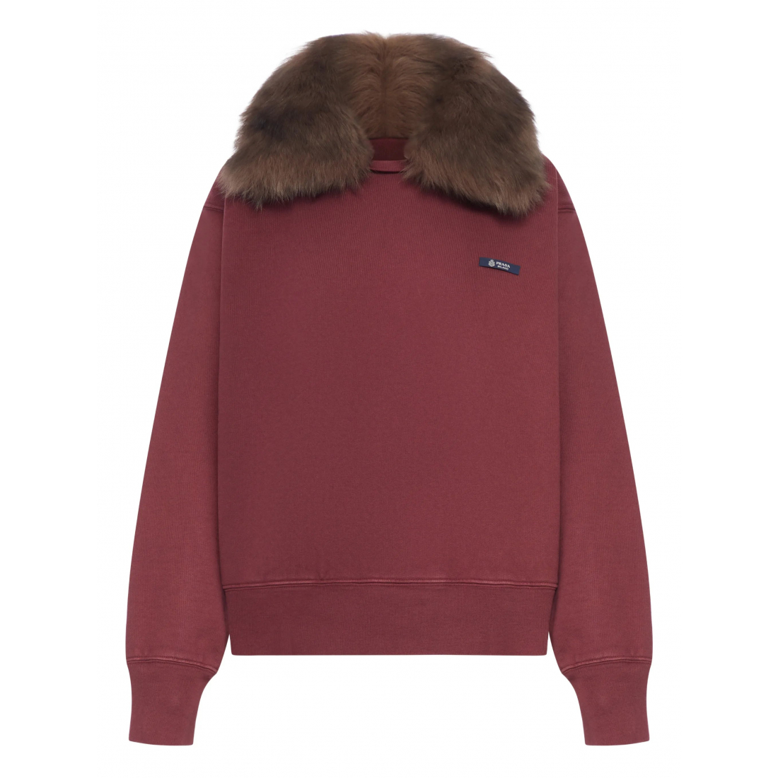 Sweatshirt 'Fur-Collar' pour Femmes