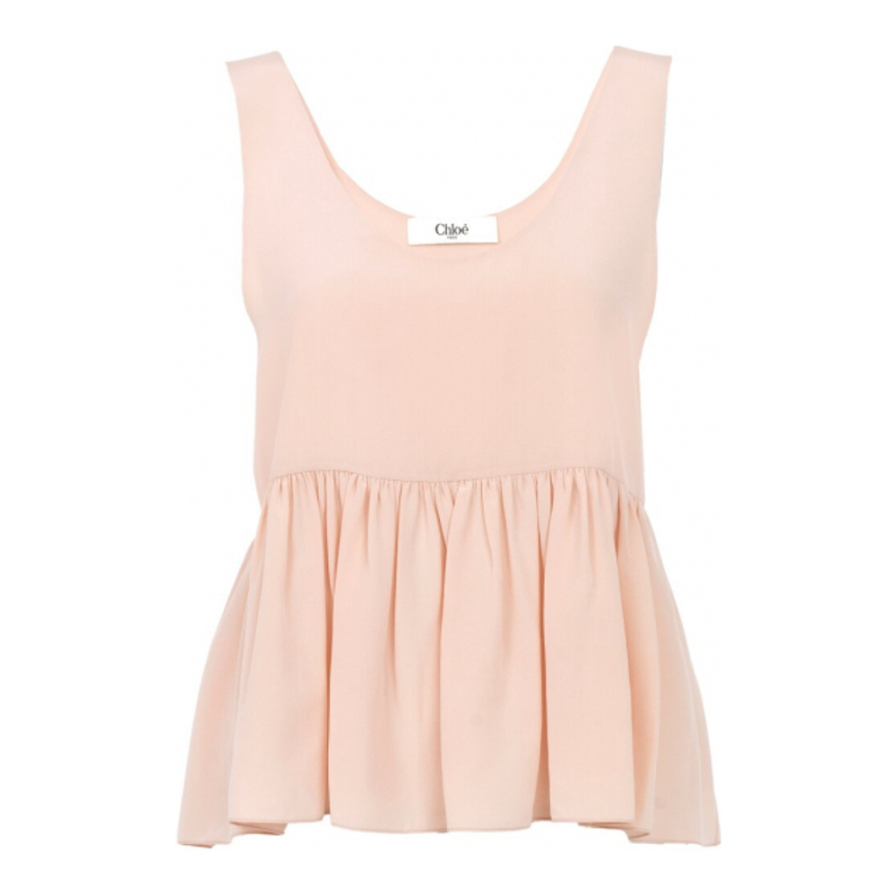 Top 'Sleeveless Gathered' pour Femmes