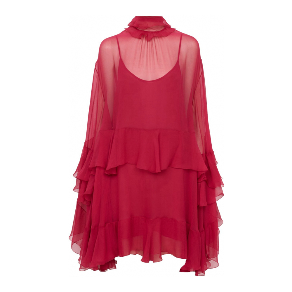 'Ruffled' Mini Kleid für Damen