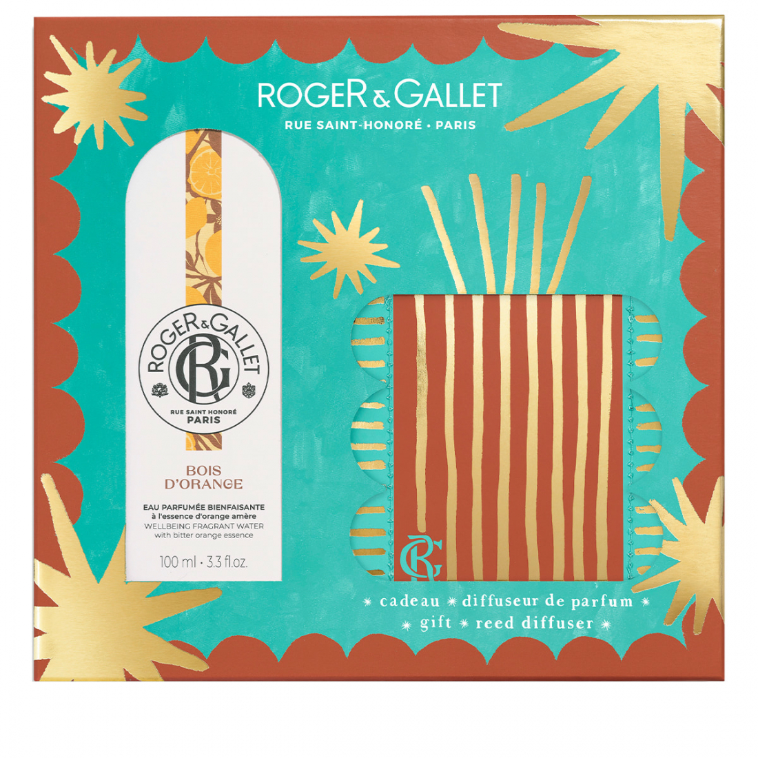 Coffret Cadeau 'Bois D'Orange' - 2 Pièces