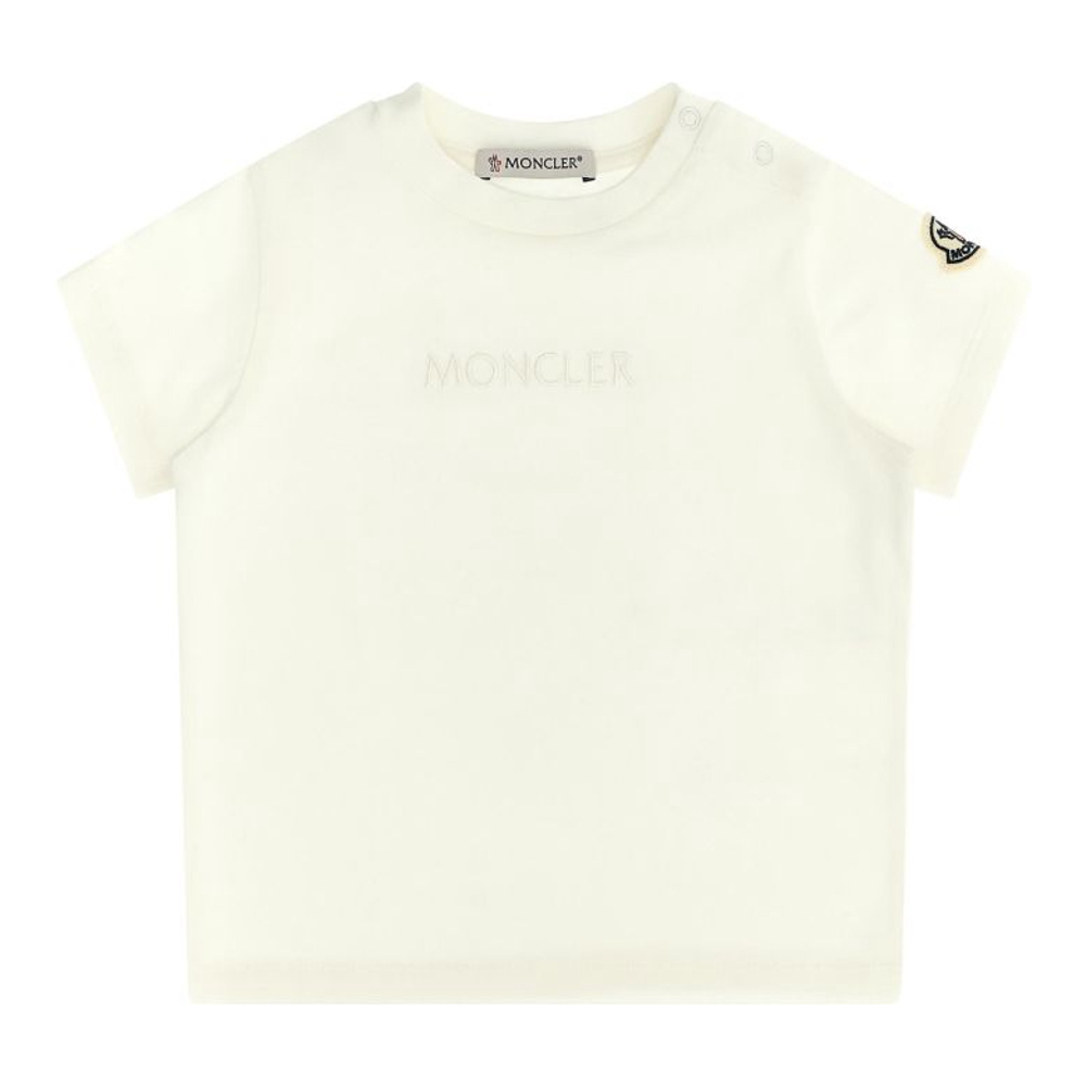Baby Girl's 'Logo Embroidery' T-Shirt
