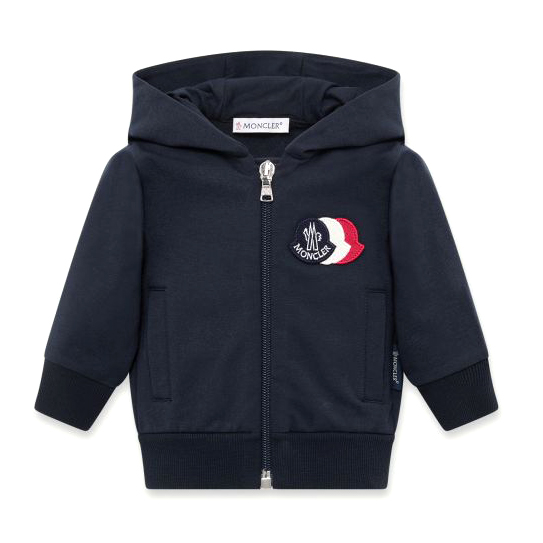 Baby Boy's 'Tricolour Logo' Hoodie