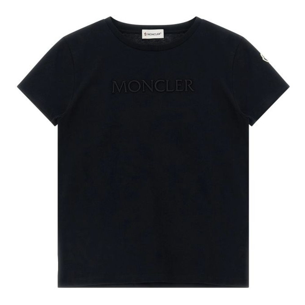 Girl's 'Logo Embroidery' T-Shirt