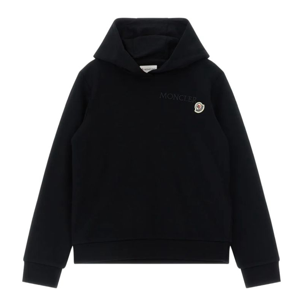 Girl's 'Logo-Patch' Hoodie