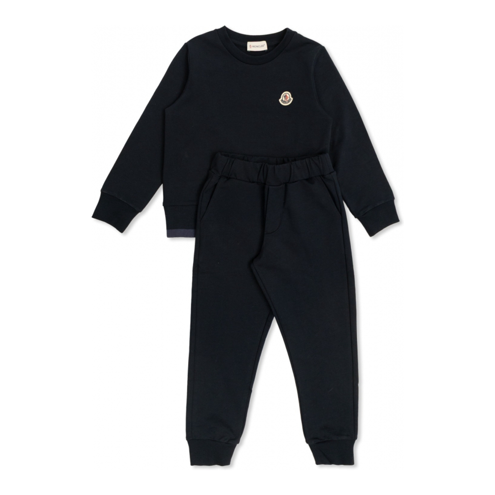 Boy's 'Tricolour-Trimmed' Tracksuit - 2 Pieces