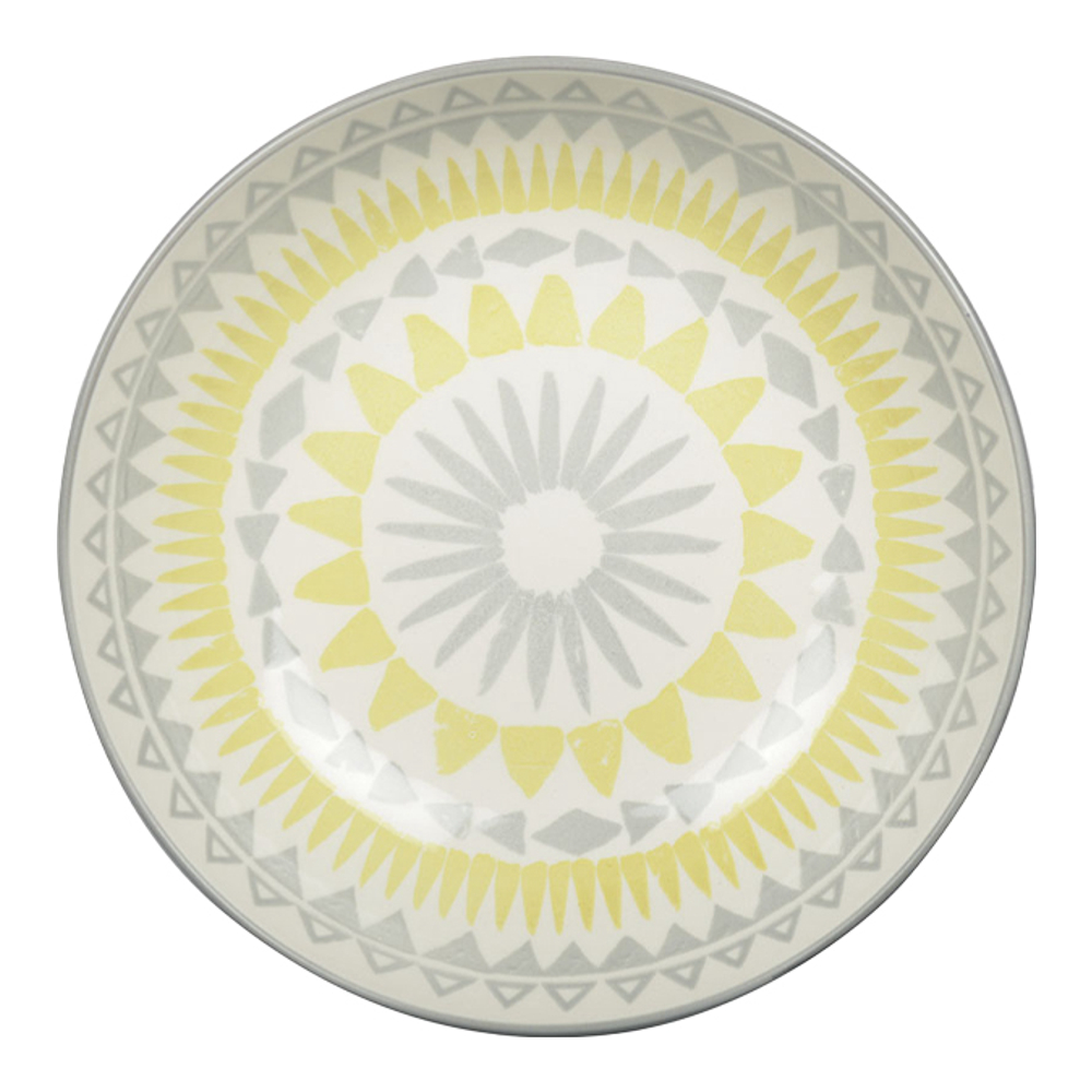 Assiette creuse jaune - coachella