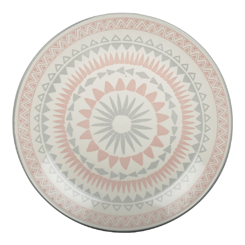 Assiette plate rose - coachella