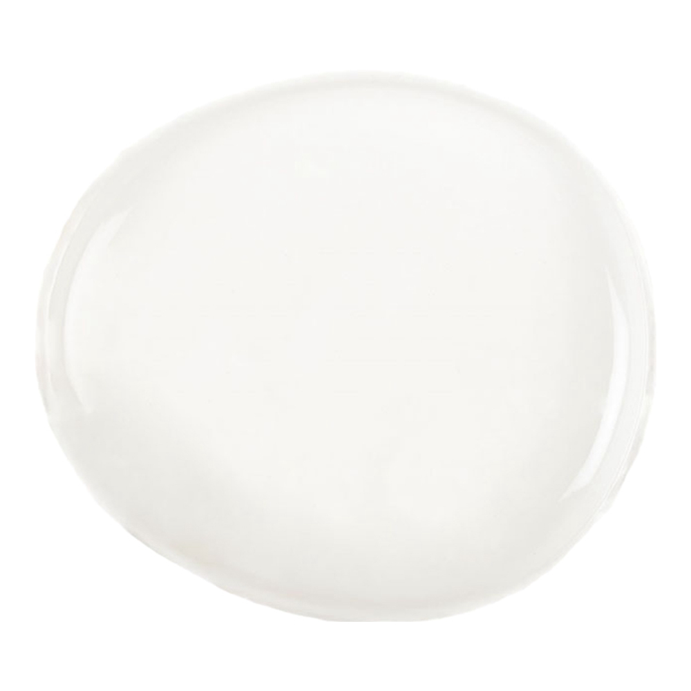 White Ceramic Dessert Plate