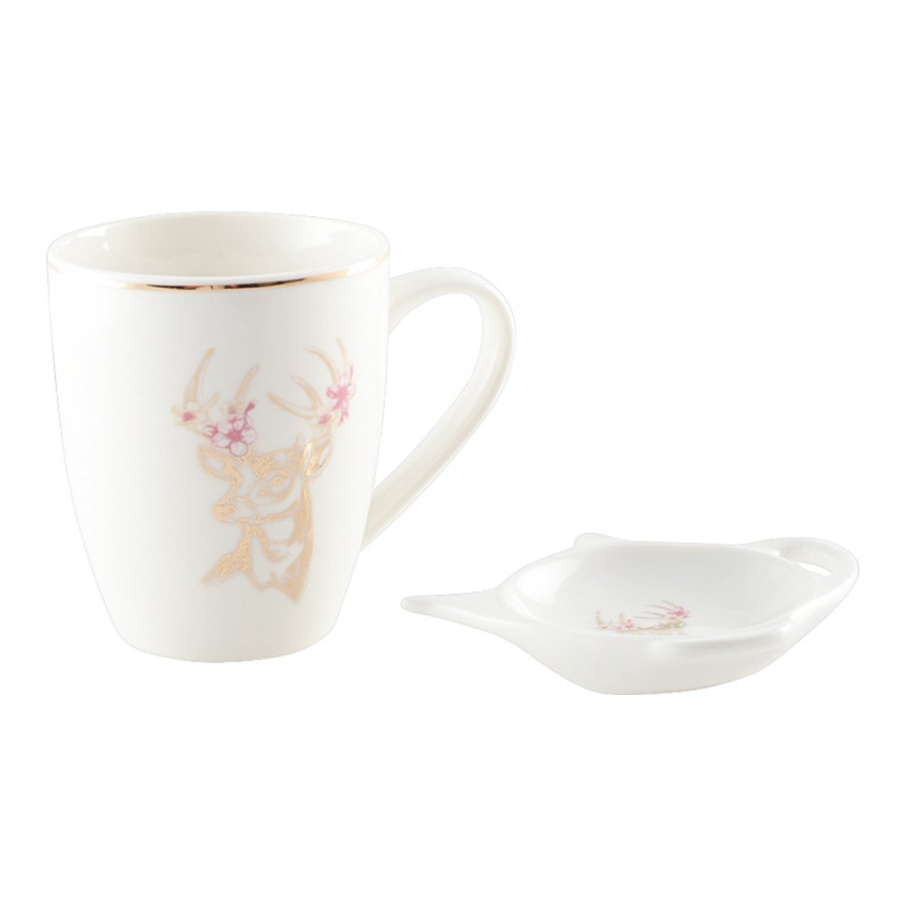 Mug cerf dore avec repose the