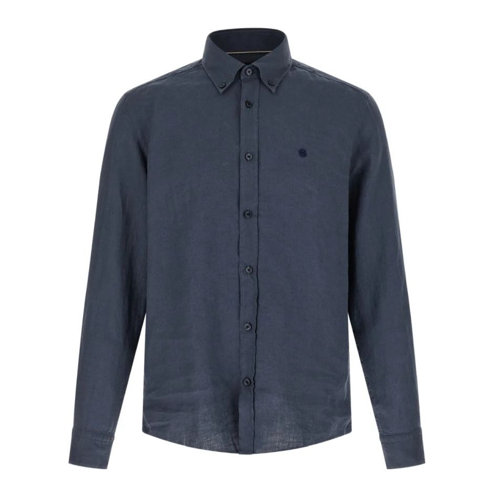 Chemise 'Embroidered Buton-Fastening' pour Hommes