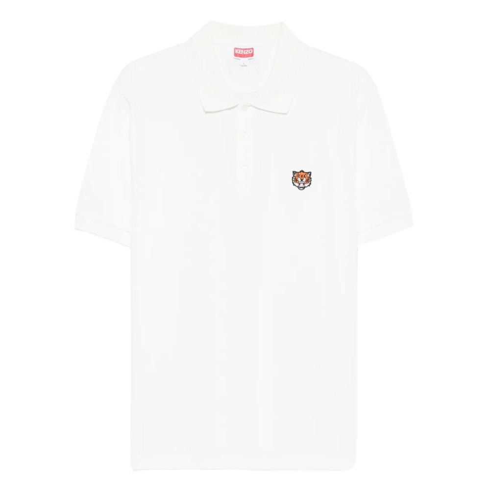 Men's 'Tiger-Embroidered' Polo Shirt