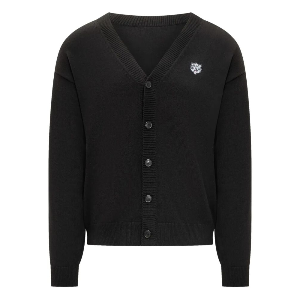 Men's 'Happy Tiger-Embroidered' Cardigan