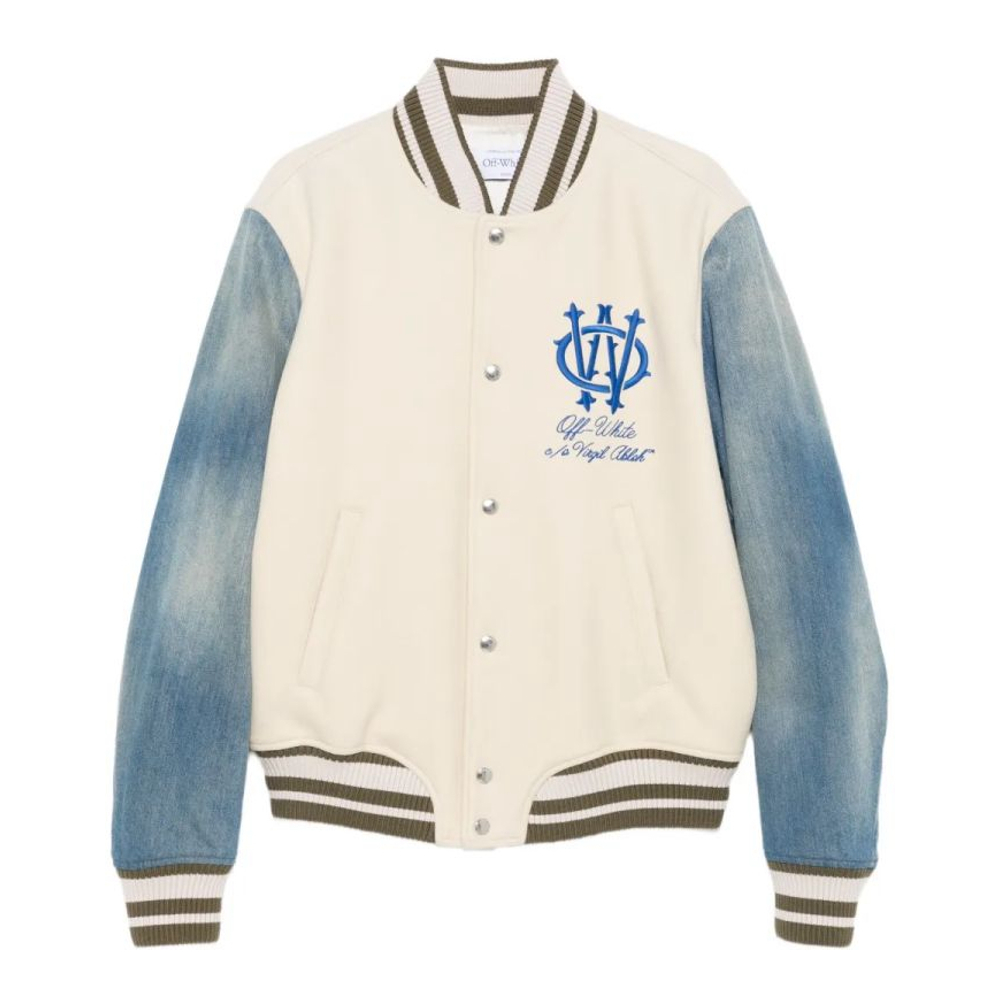 Blouson bomber 'Denim-Sleeve' pour Hommes