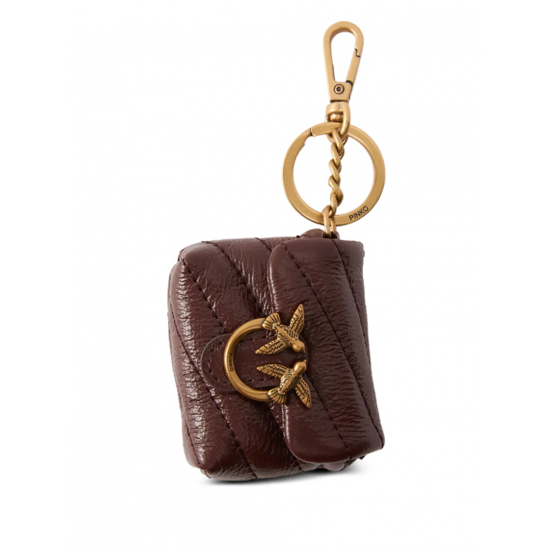 Women's 'Love Quilted Birds' Keychain Pouch