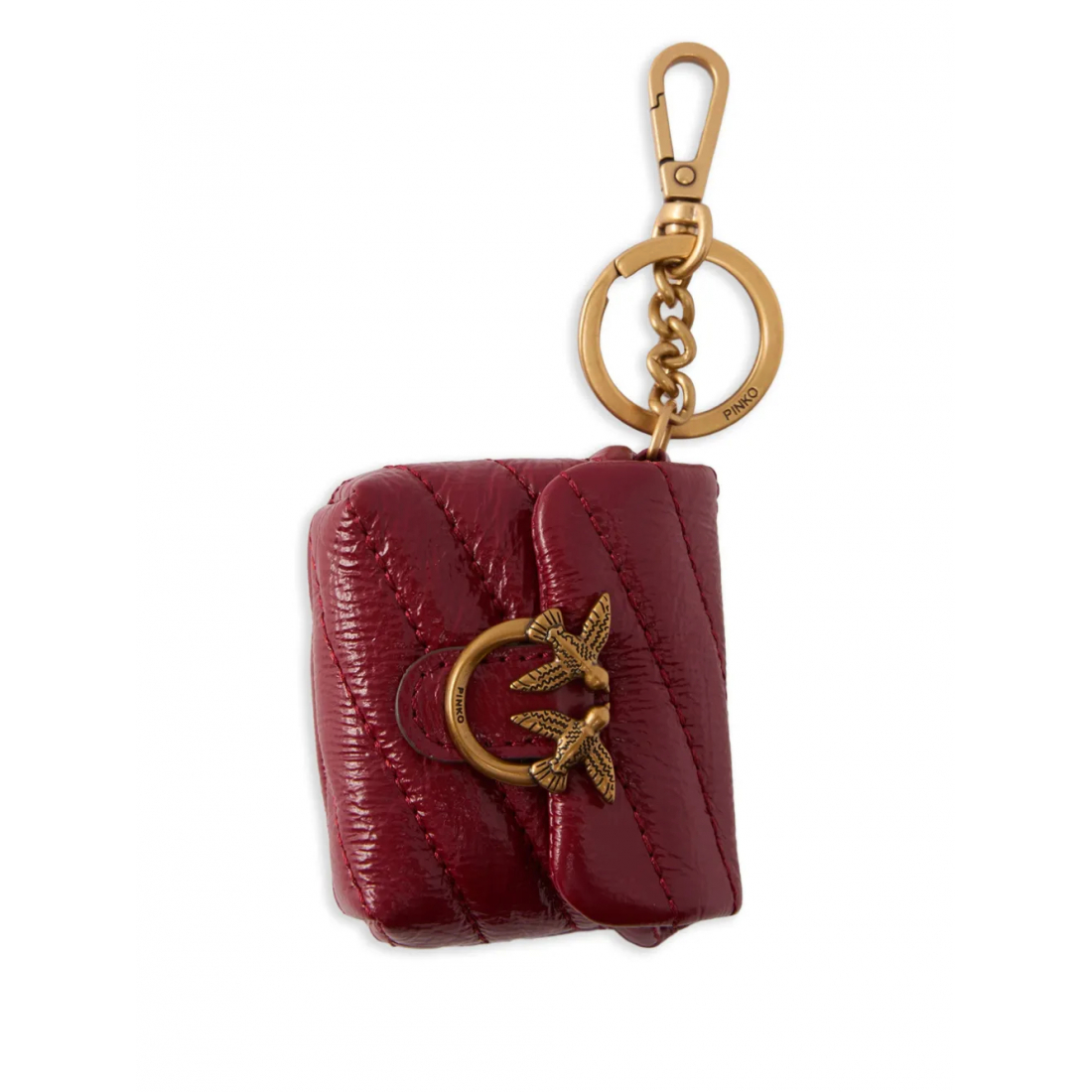 Women's 'Love Quilted Birds' Keychain Pouch