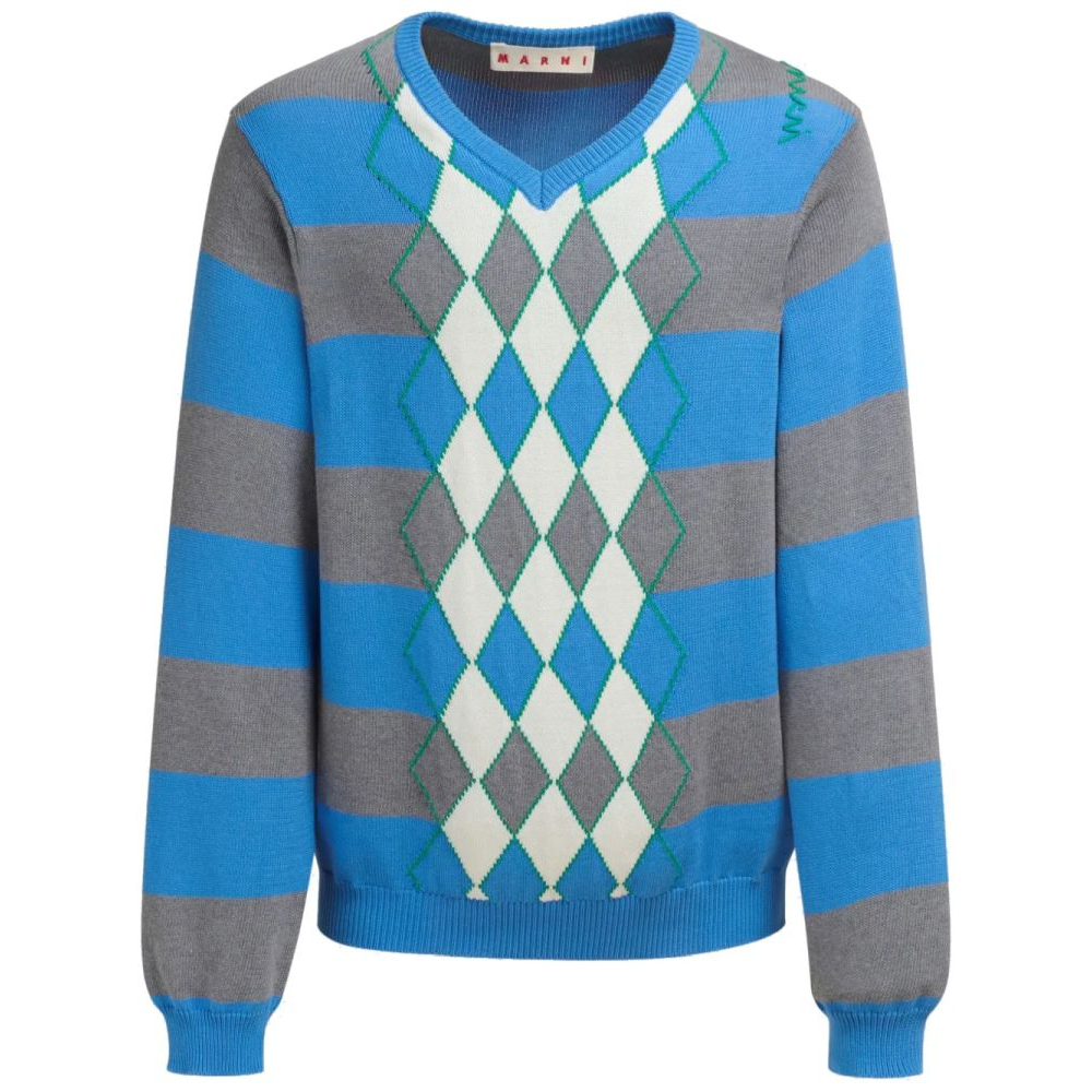 Pull 'Argyle Intarsia-Knit' pour Hommes