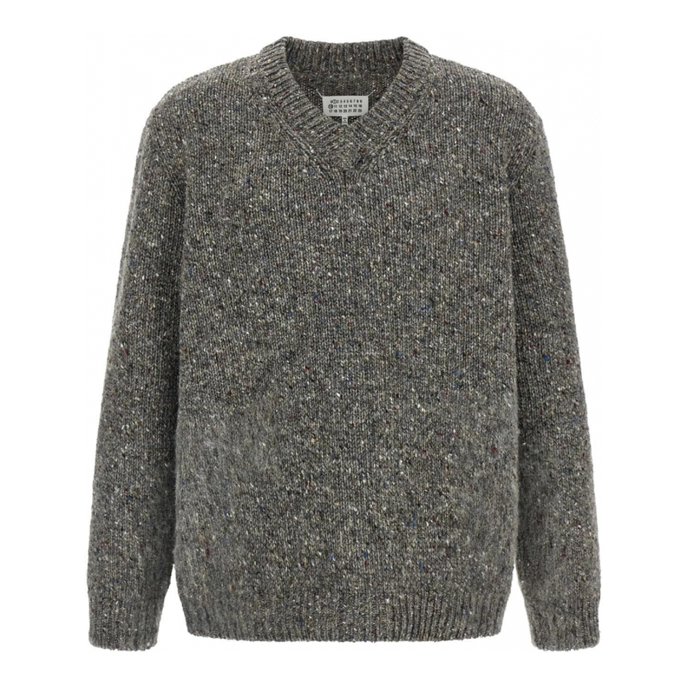 Pull 'V-Neck Dropped-Shoulder' pour Hommes