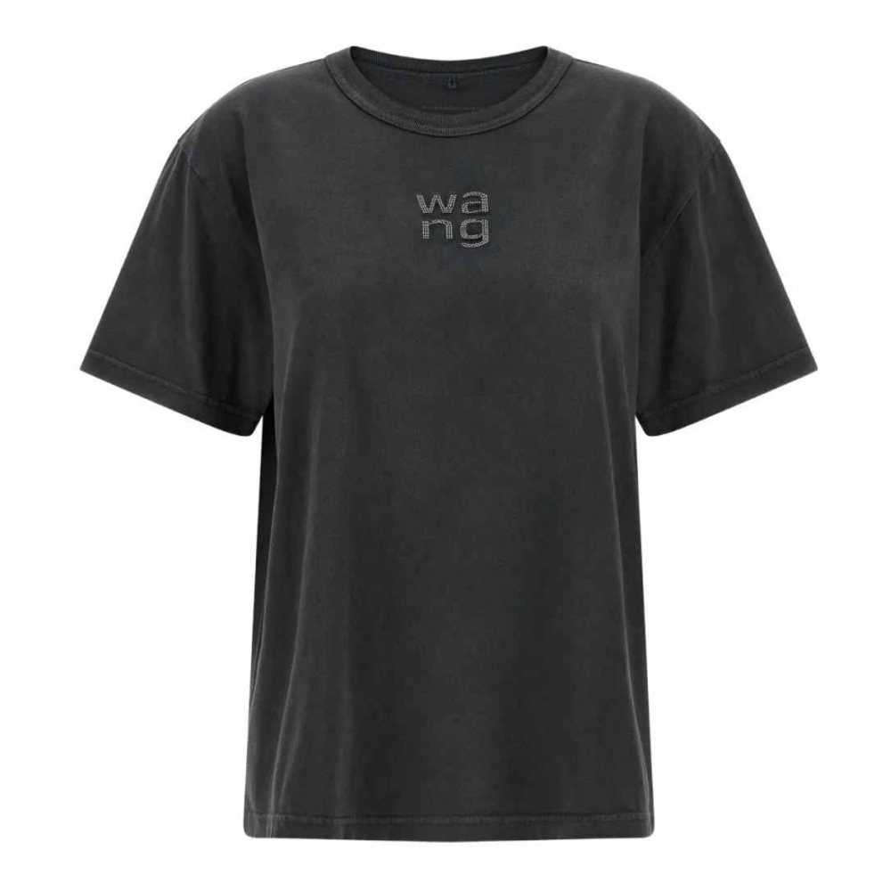 Women's 'Rhinestone Logo' T-Shirt