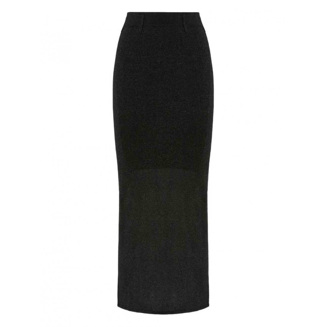Jupe 'Metallic-Detail Slit' pour Femmes