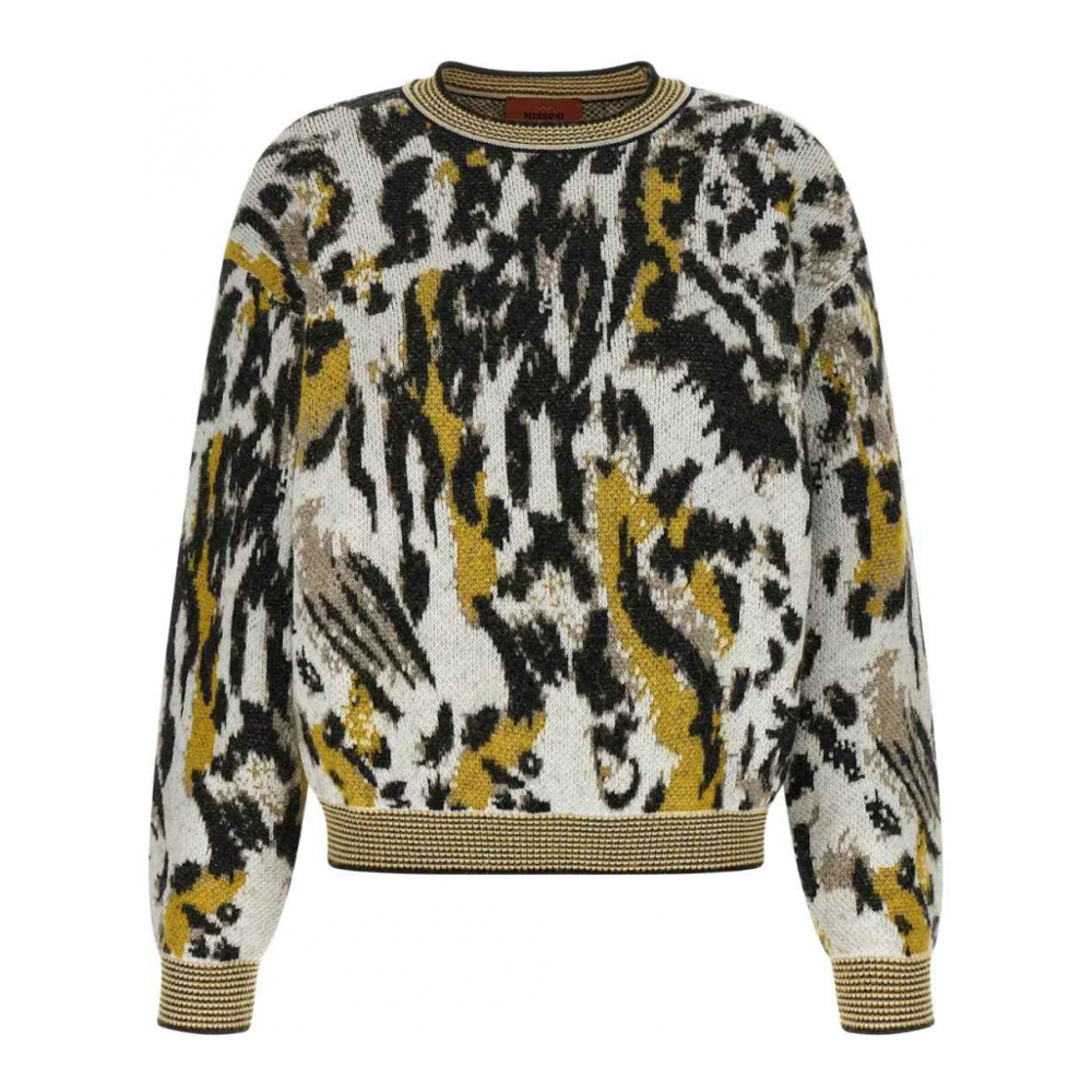 Pull 'Animalier Patterned' pour Femmes