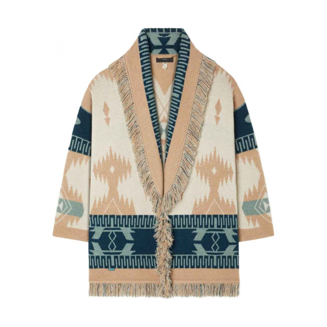 Cardigan 'Icon Jacquard Fringed' pour Femmes