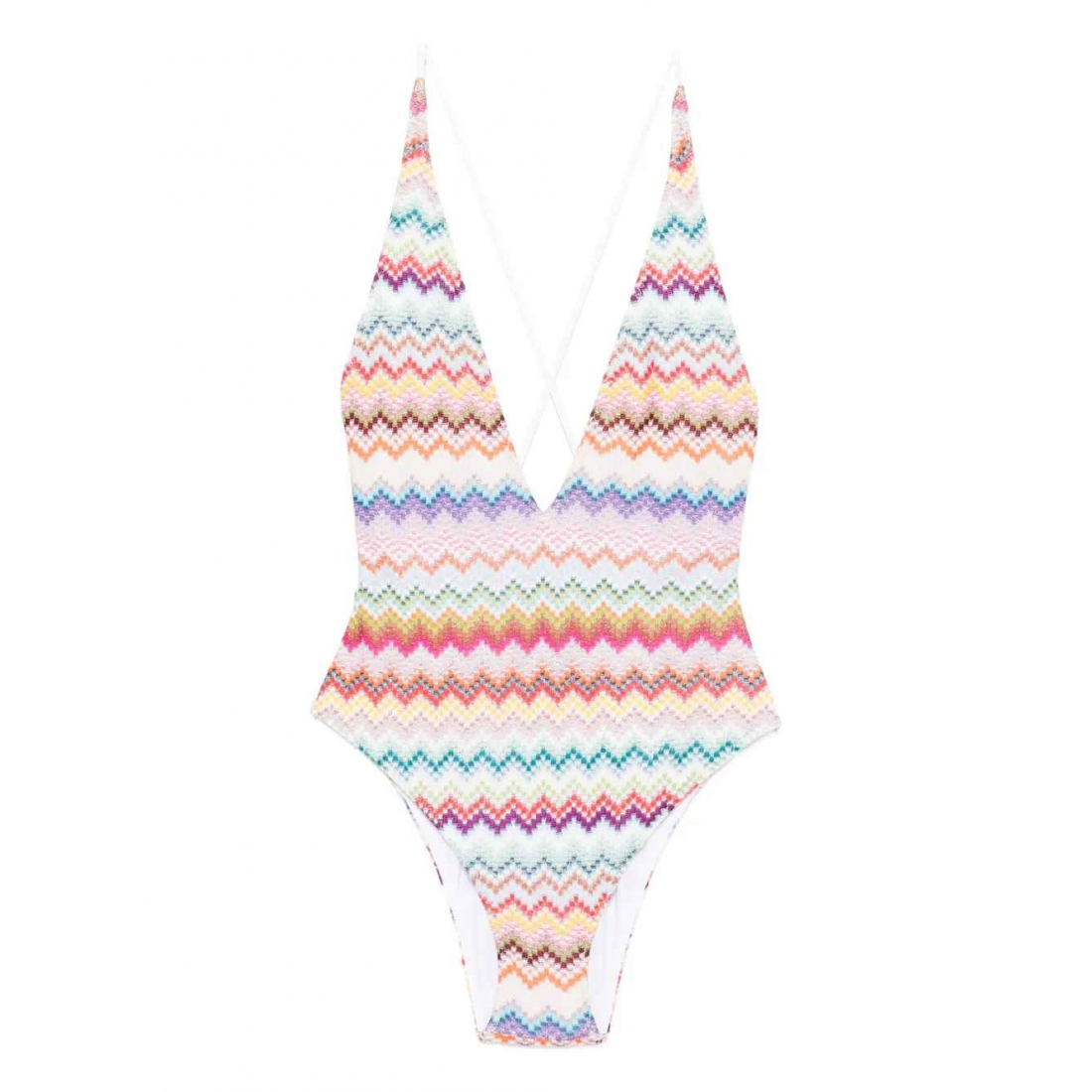 Maillot de bain 'Zigzag-Pattern Cross-Back' pour Femmes