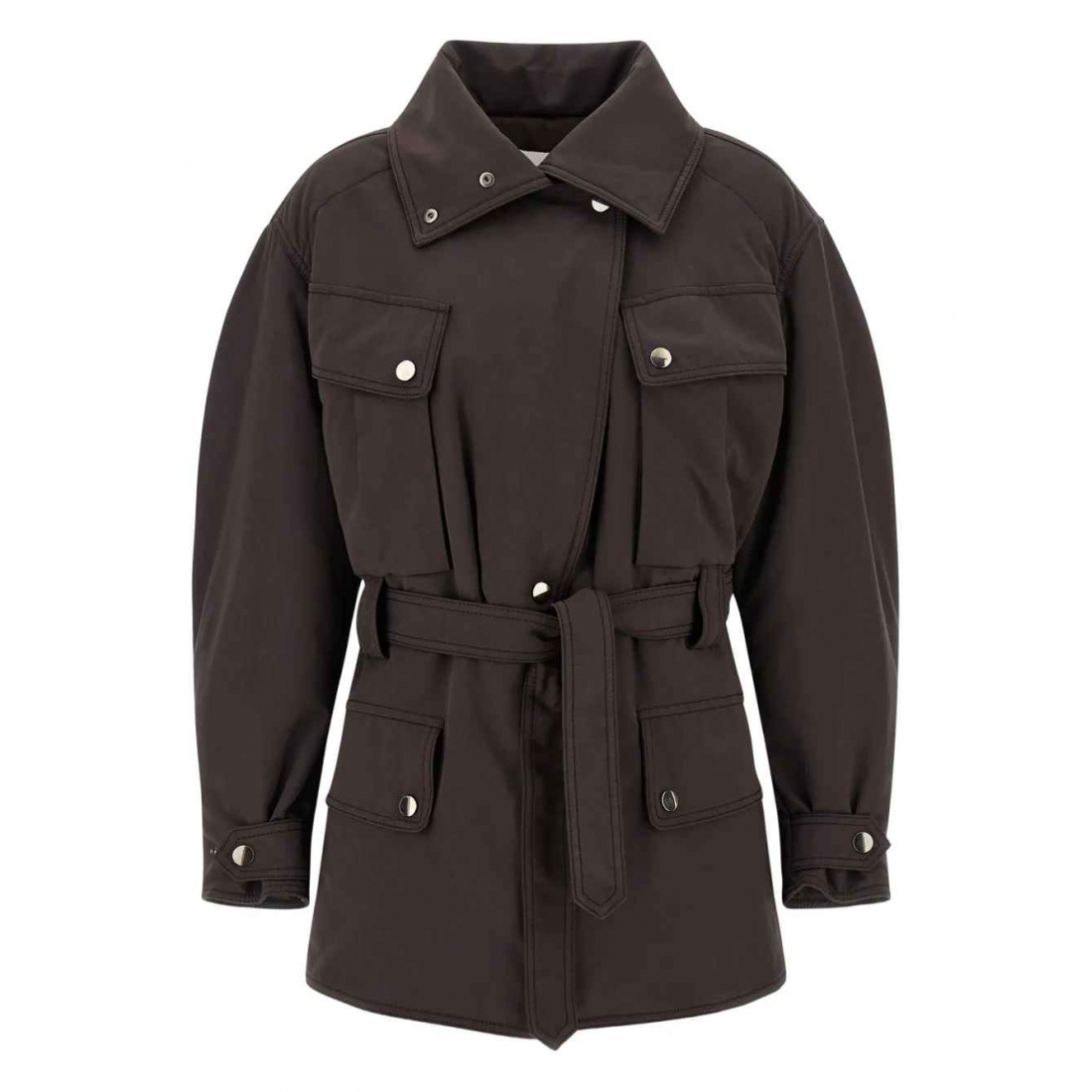 Veste 'Belted-Waistband Multi-Pocket' pour Femmes