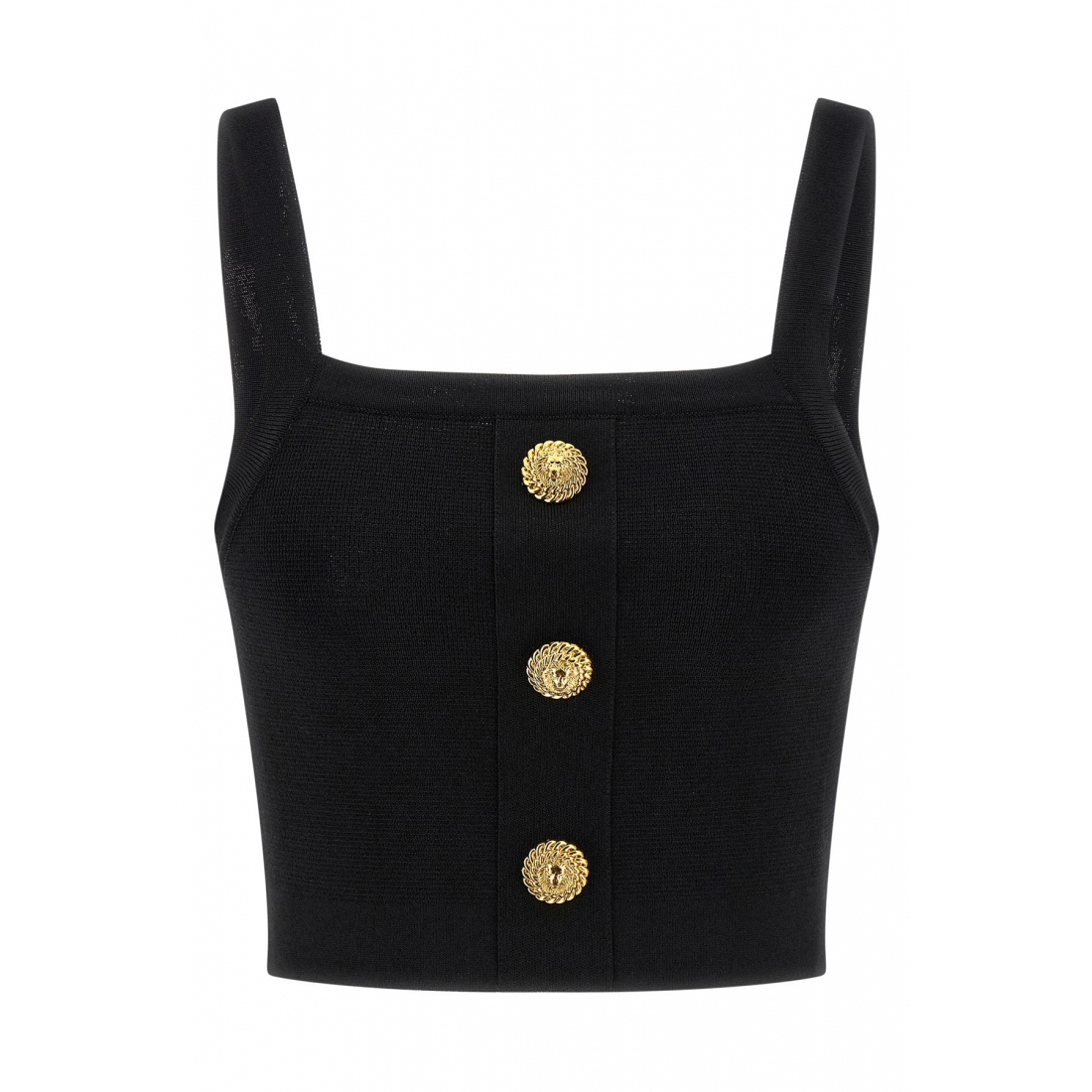 '3 Buttons' Crop Top für Damen
