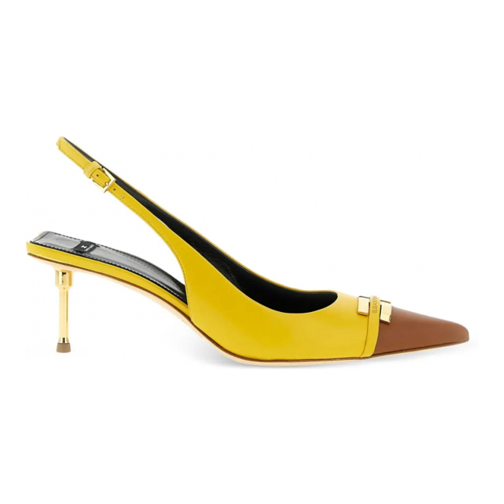 'Contrast Toe Metal Detail' Pumps für Damen