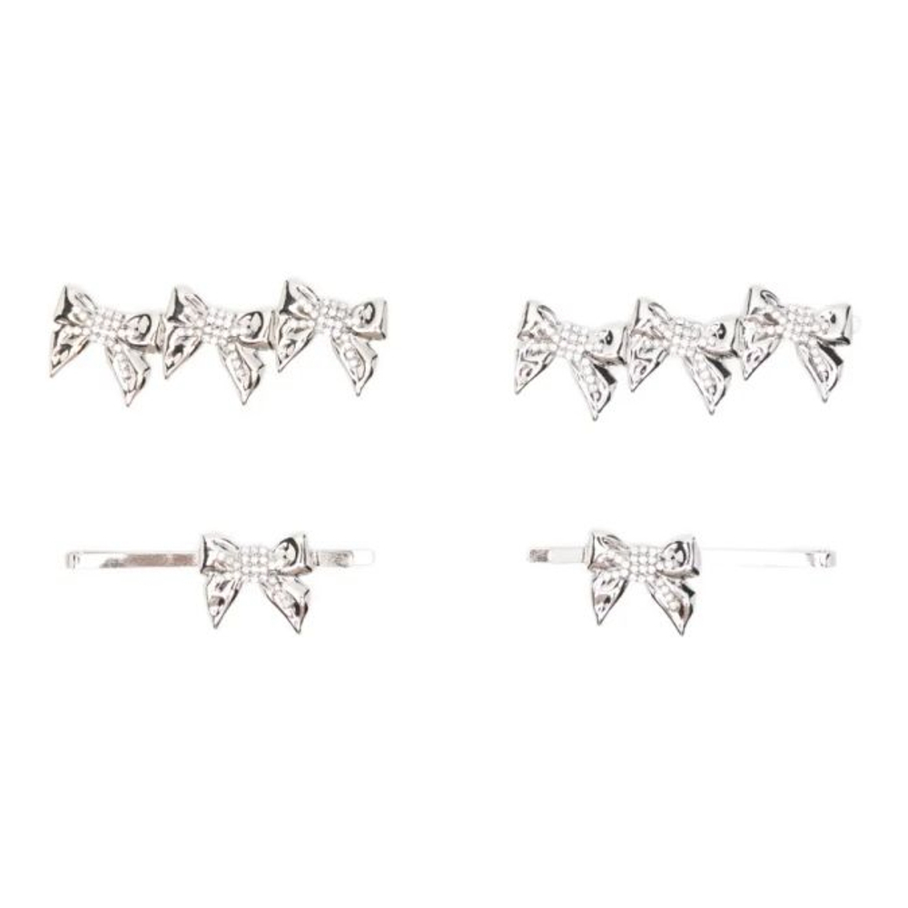 'Bow-Embellished' Haarspange für Damen - 4 Stücke