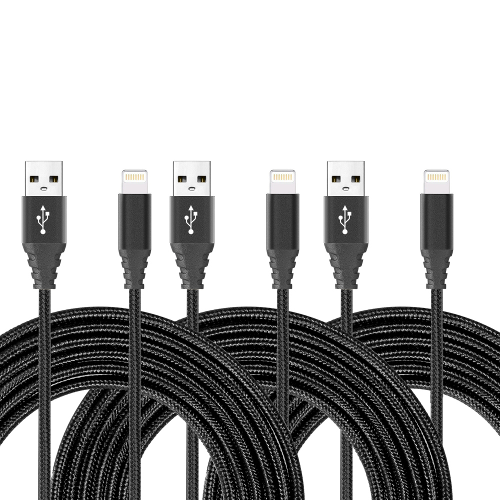 3er-Pack USB-auf-Lightning-Kabel, 2 Meter
