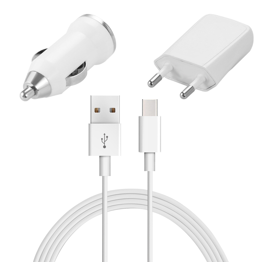 3-in-1-Pack mit USB-zu-USB-Typ-C-Kabel