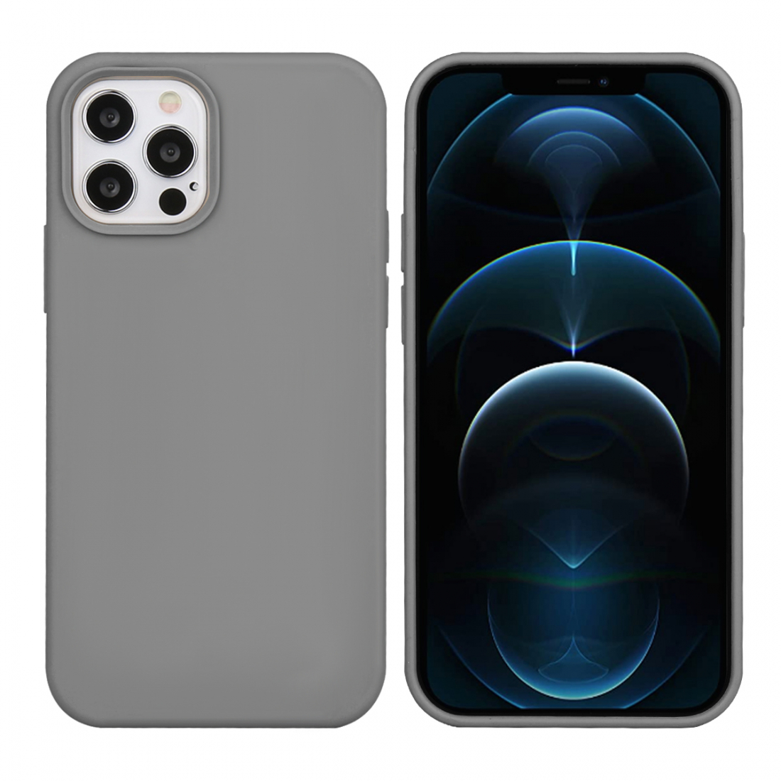 Coque Pour Iphone 12 Pro Rigide En Silicone
