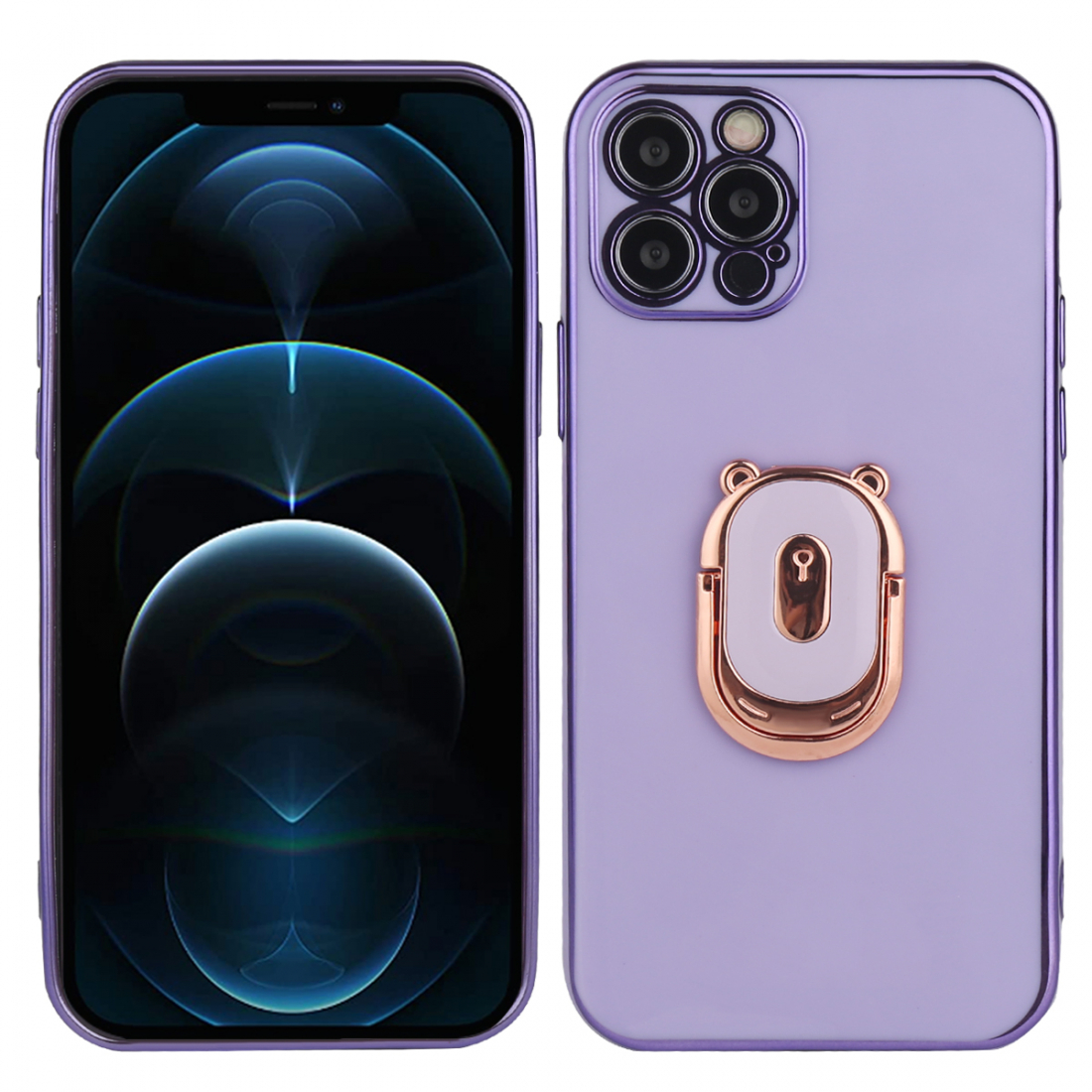 Coque Silicone Avec Anneau Magnetique