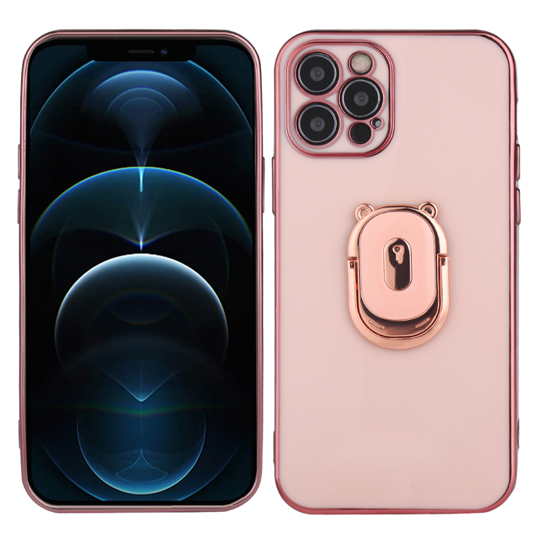Coque Silicone Avec Anneau Magnetique