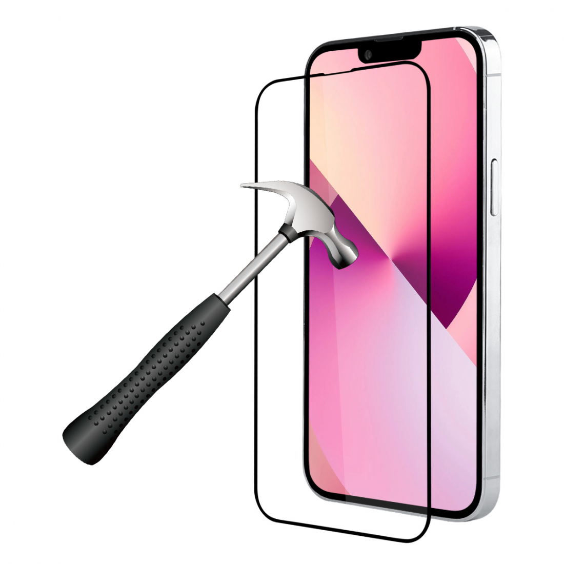 Verre De Protection 5D Avec Bord Noir