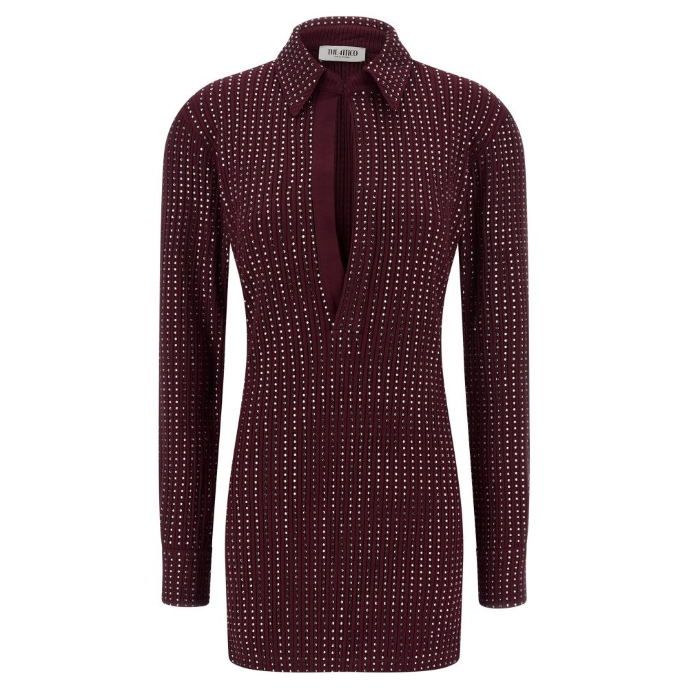 Robe à manches longues 'Rhinestone' pour Femmes