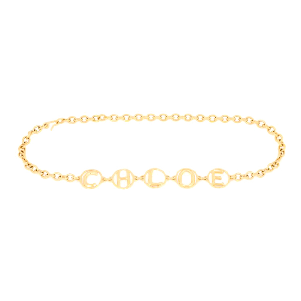 Ceinture 'Script Jeweled' pour Femmes