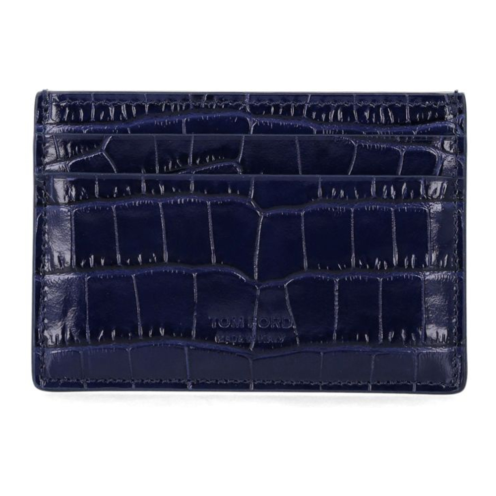 Porte-carte 'Croco Embossed' pour Hommes