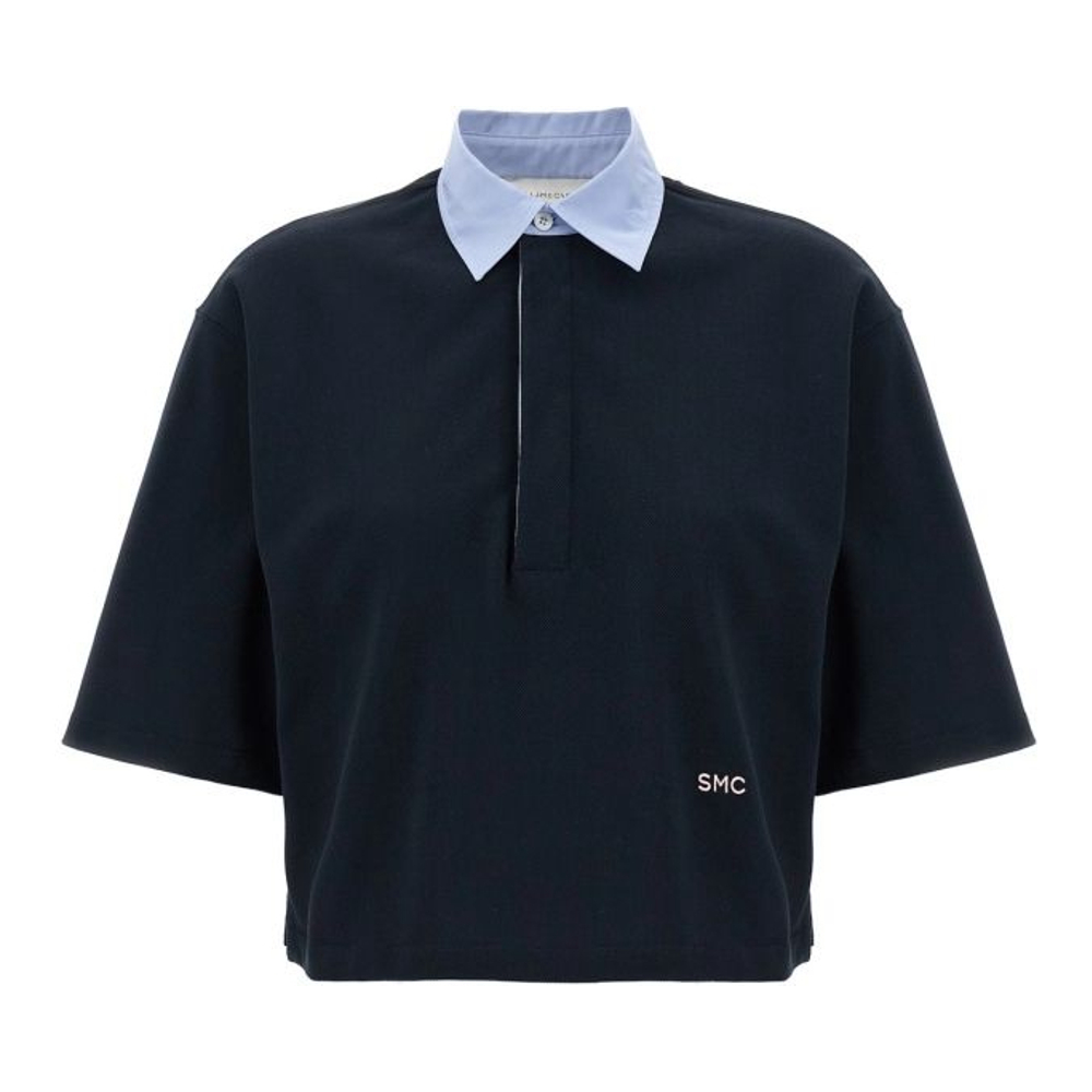 Polo 'Cropped Piquet' pour Femmes