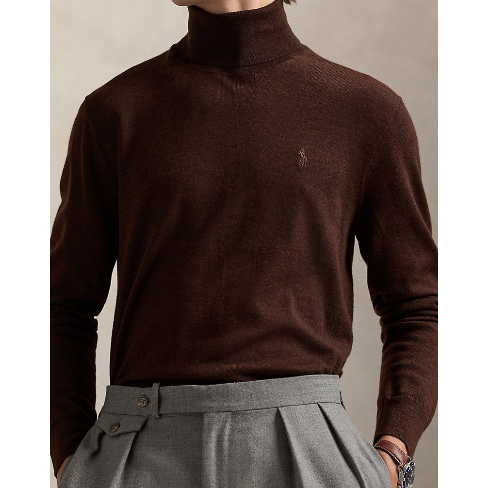 'Washable Wool Turtleneck Sweater' pour Hommes
