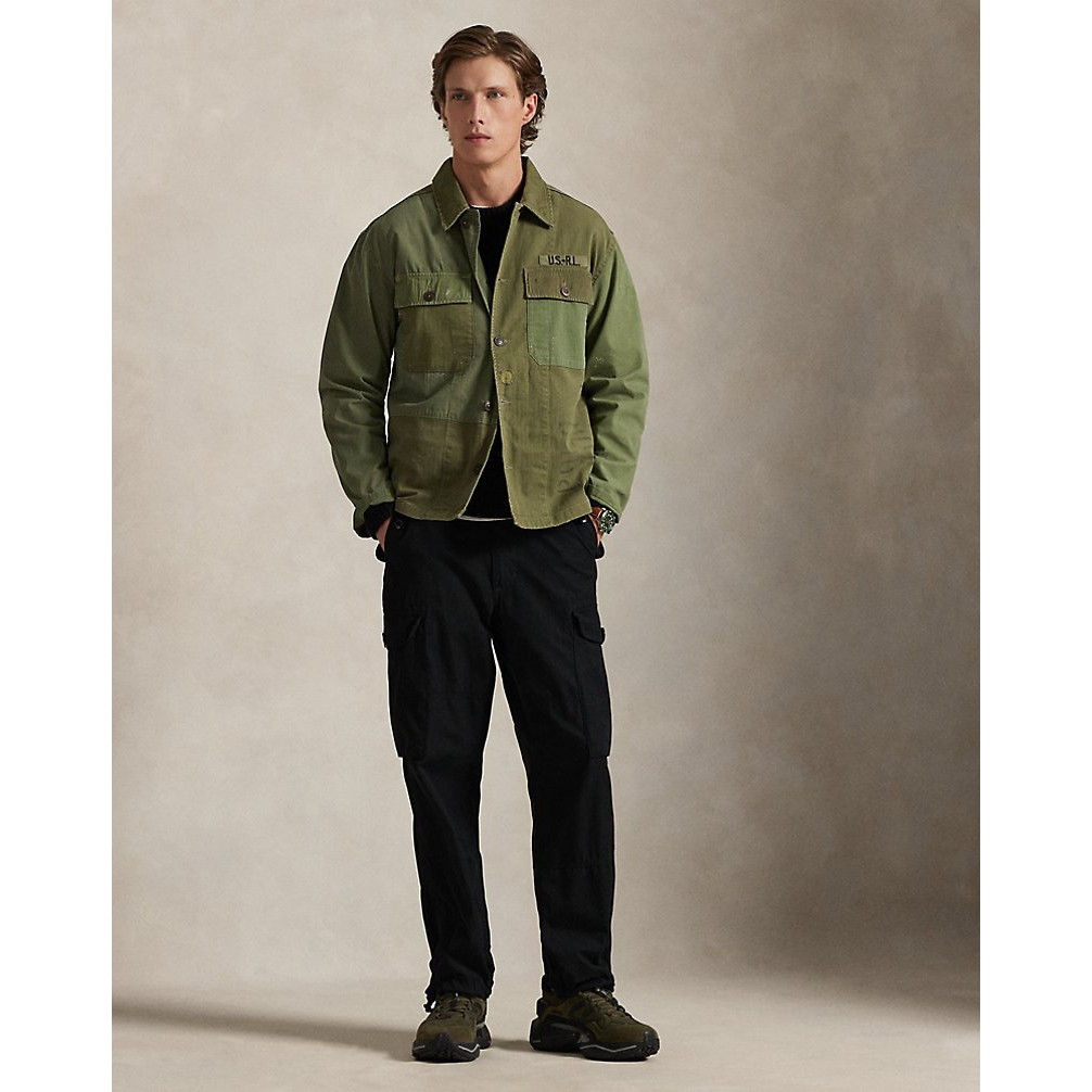 'Patchwork Field Jacket' pour Hommes