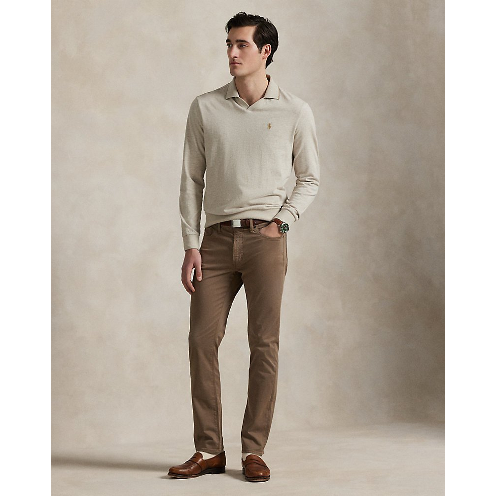 'Textured Jersey Polo Shirt' pour Hommes