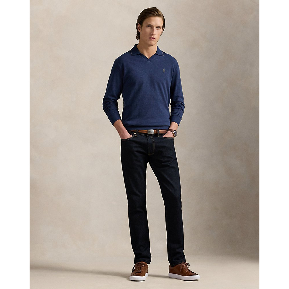 'Textured Jersey Polo Shirt' pour Hommes