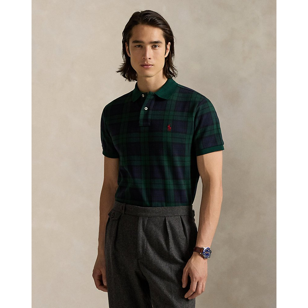 Men's 'Classic Fit Plaid Jacquard Polo Shirt'